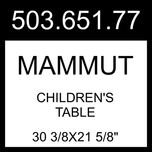 Ikea mammut children - mammut, table