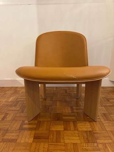 Chaise lounge chisel - chaise, cuir