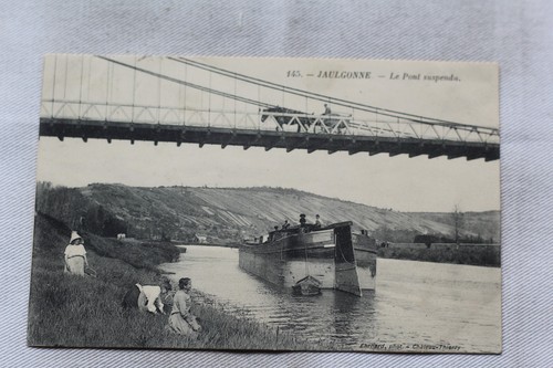 Cpa 1906 jaulgonne le pont - cpa,