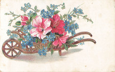 CP ILLUSTRATED WHEELBARROW FLOWERS