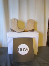 bottines santiags now peau beige pointure 38