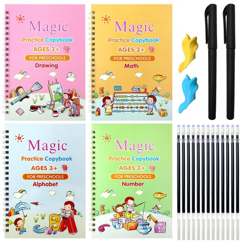 Reusable grooved handwriting - 4,