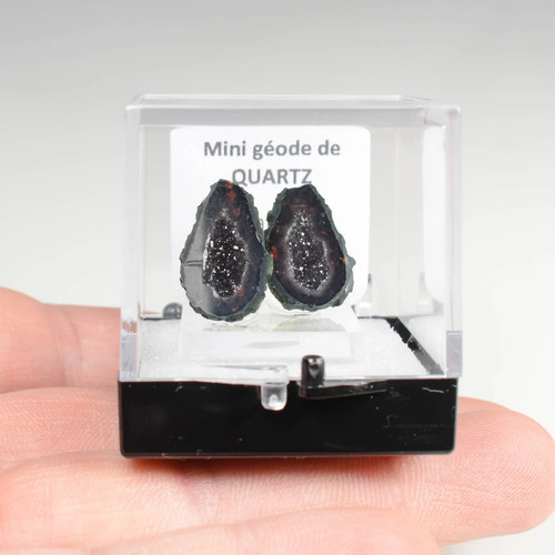Géode quartz tabasco - géode,
