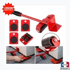 Leve meuble patin roulant deplace lave linge à main 5Pcs