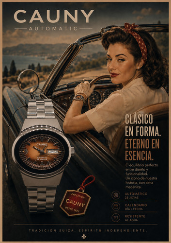 Montre vintage cauny - montre, 25