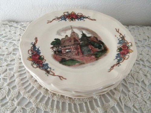 Anciennes assiettes à - assiettes,