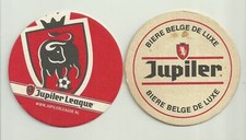 Belgium 2 Old Beer Coasters Jupiler Beer