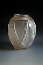 VASE EN VERRE ART DECO ANDRE HUNEBELLE