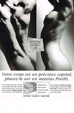 ADVERTISING ADVERTISING 024 1994 PIRELLI TOPLESS MATTRESS