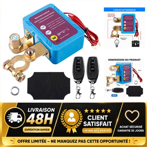 Coupe circuit batterie - coupe-circuit,