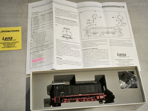 Lenz locomotive diesel v36 - lenz,
