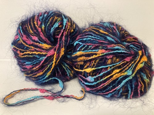 Lot pelotes laine mohair - 10,