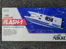 Nikko Flash-1 Vintage Radio Controlled Offshore Rc Boat