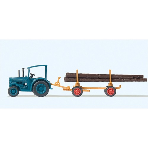 Tracteur hanomag avec remorque - tracteur,