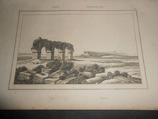 1840 ANCIENT STEEL ENGRAVING