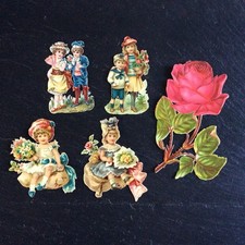 Anciens Chromos Lot de 5