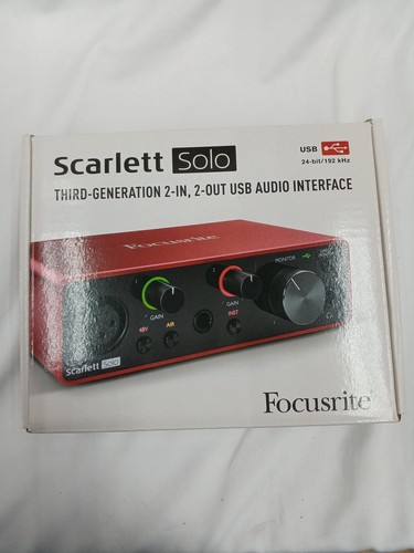 Interface audio usb focusrite - interface,
