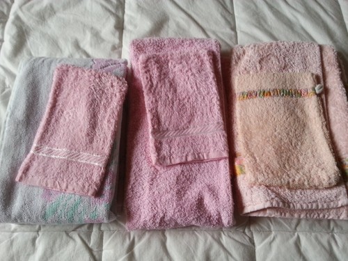 Lot serviettes toilette - serviettes,