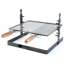 50cm Height Adjustable Iron Steak Grill Grid BBQ