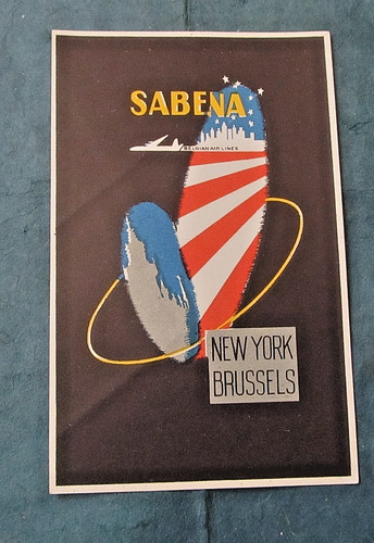 Vintage sabena belgian - belgian, airways