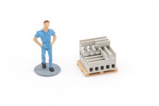 1 palette de parpaings en U H0