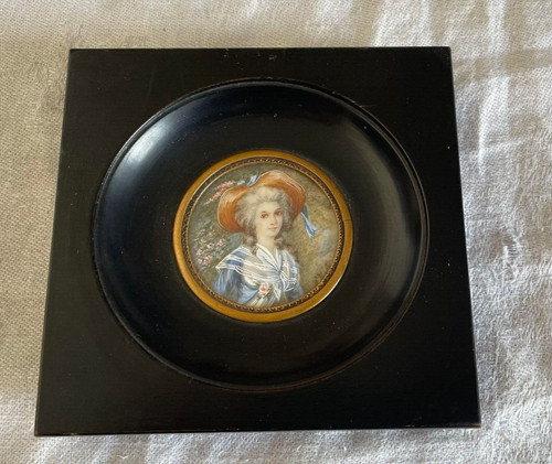 Ancienne miniature peinture - ancienne,