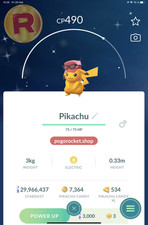 Shiny Pikachu Calem Hat