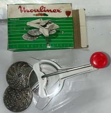 Vintage Moulinex 445 Mouli-Julienne Cutter Shredder 3 Disc Made France