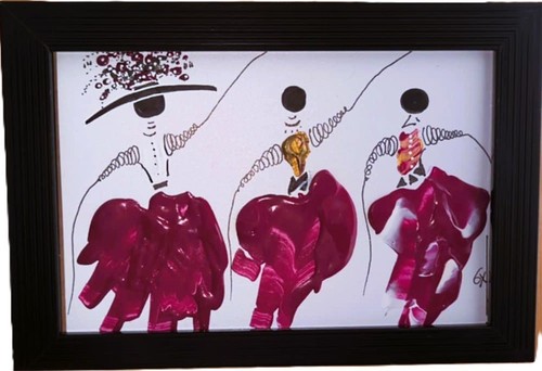 Tableau abstrait peinture - tableau, abstrait-