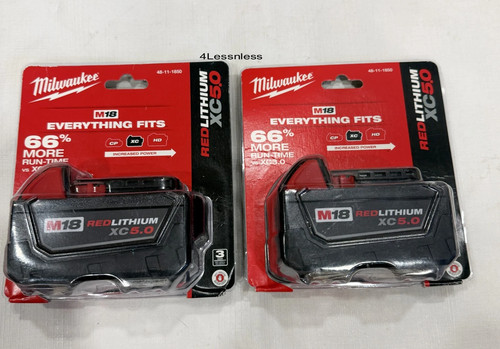 Pcs milwaukee 1850 - 2, 48-11-1850