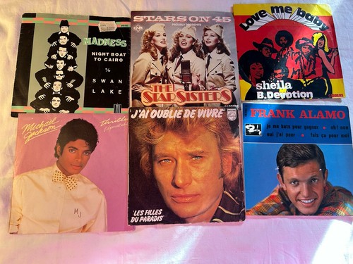Lot disques vinyles tours - 6,
