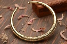 Choker Choker Necklace Brass 15.5cm Floral Engraving Necklace Collana