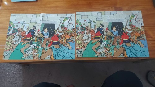 Tintin puzzle temple - tintin,