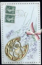 FANTAISIE CARTE  RELIEF ET FER