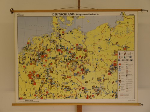 Carte murale scolaire - carte,