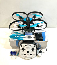 Udi RC Drone "Blue Heron" WiFi FPV Force One w/Wide Angle 720p HD WiFi Camera