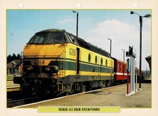 SNCB/NMBS Series 62 Multipurpose Locomotive / Info Card