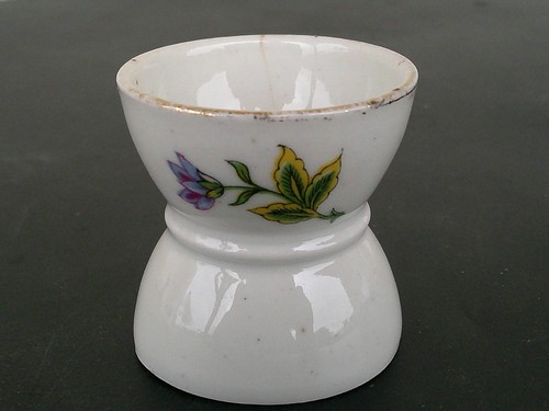 Coquetier diabolo decor - coquetier, fleuri