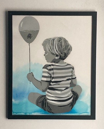 Magnifique peinture encadrée - magnifique,