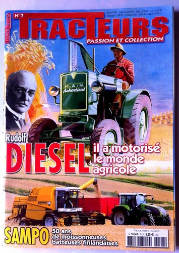 Tracteurs rudolf diesel - tracteurs, diesel/