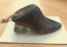 SHOE SHAPE - OLD SHOEMAKER WOODEN TOOL No. 28 - AS IS