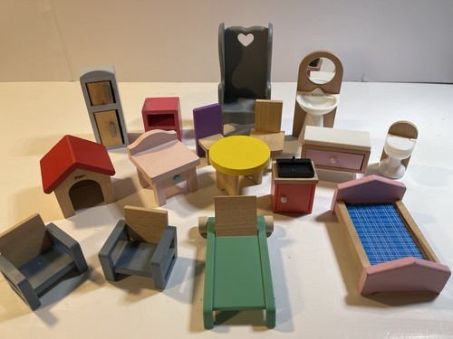 Wooden dollhouse furniture - dollhouse, 16
