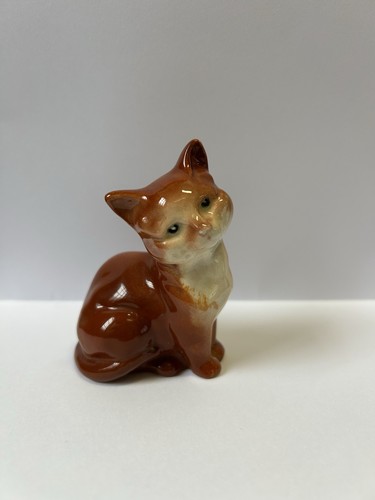 Figurine chat roux - chat, en