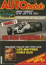 AUTO HEBDO n°231 23/09/1980
