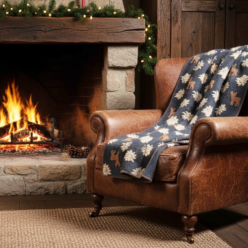 Plaid laine bouillie - plaid, en