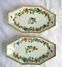 2 raviers en porcelaine de