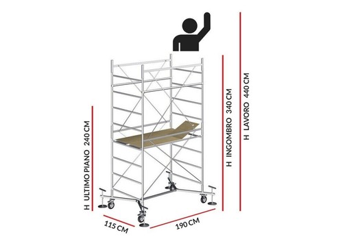 Echafaudage acier galvanisé