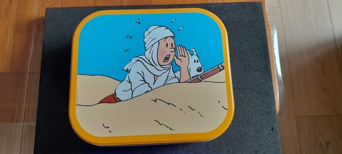 Boite tintin biscuit delacre - boite,