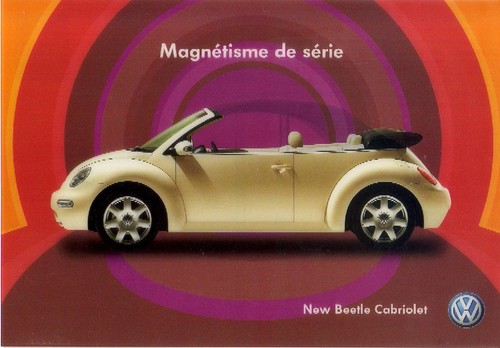 Carte postale new beetle - carte,