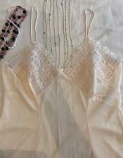Maison Montagut Nuisette combinaison vintage 1950 Lingerie de Luxe Nightie VGT